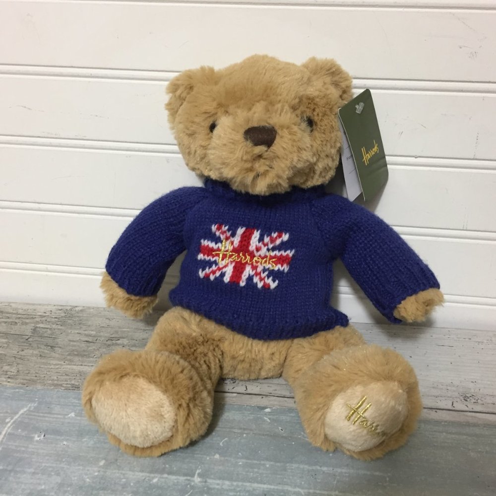 Harrods British Teddy Bear Plush - Picture 2 of 7